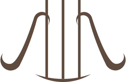 棕色音乐矢量logo图标