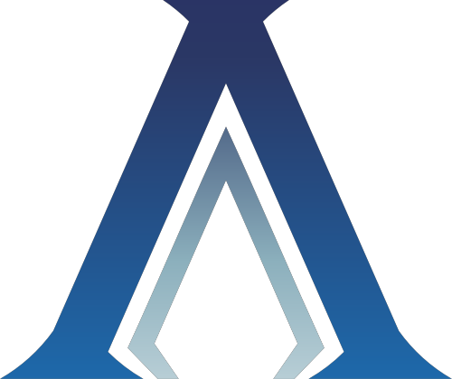 蓝色灰色角矢量logo元素