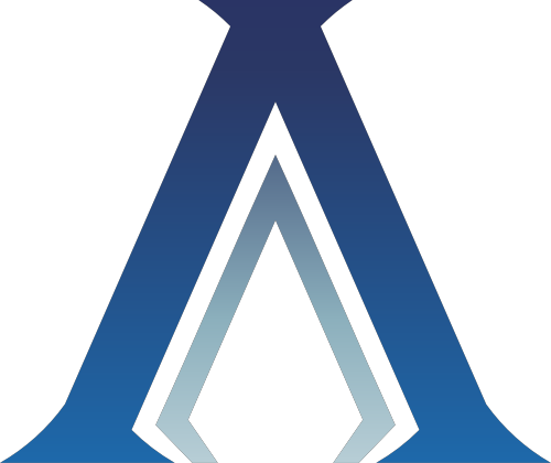 蓝色灰色角矢量logo元素 logo png