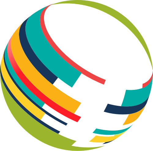 彩色球体矢量logo