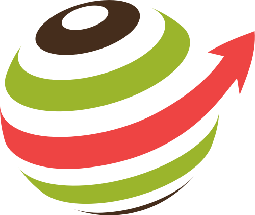 彩色球体箭头矢量logo logo png