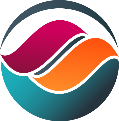 彩色圆形餐饮矢量logo图标 logo png
