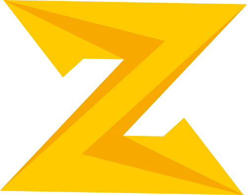 黄色字母Z矢量logo图标