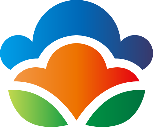 彩色叶子餐饮矢量logo logo png