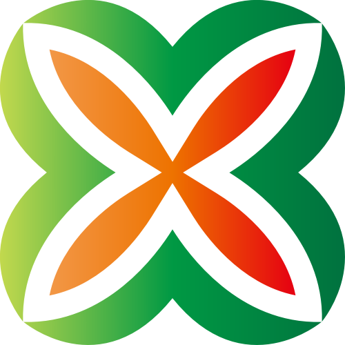 彩色花朵矢量logo