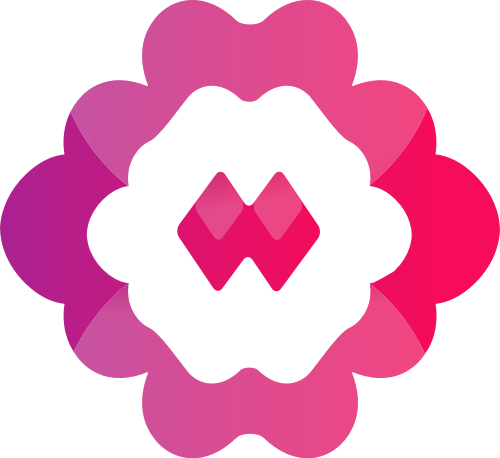 粉色花朵矢量logo