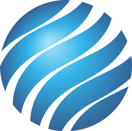 蓝色球体矢量logo logo png