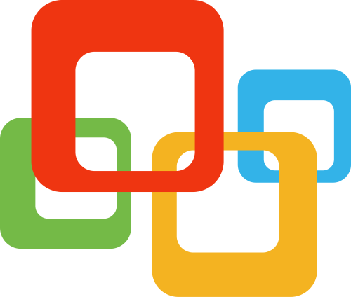 彩色方框矢量logo元素 logo png
