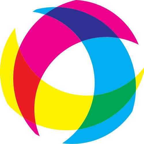 黄粉蓝互联网矢量logo元素 logo png