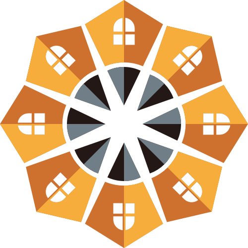 黄色房子铅笔家装矢量logo logo png