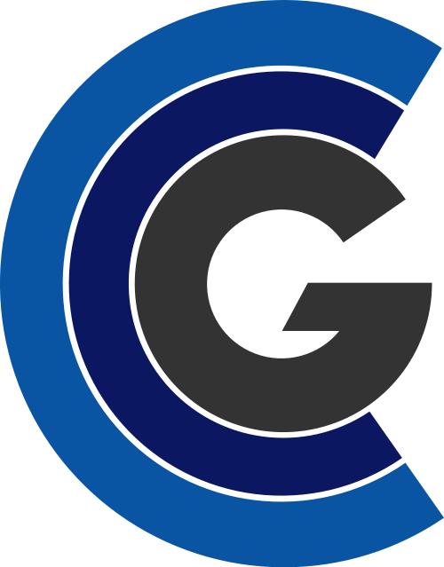 蓝色黑色字母G矢量logo