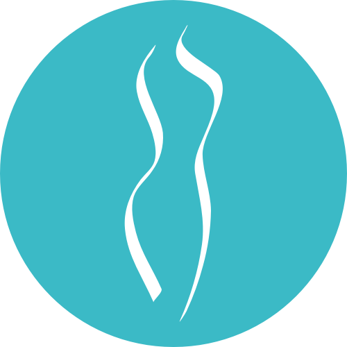 蓝绿色圆形曲线矢量logo元素 logo png