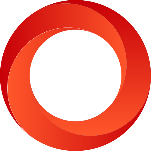 红色圆环矢量logo图标 logo png
