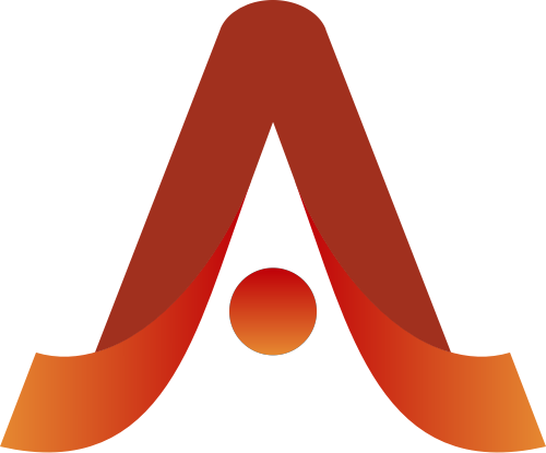 红色字母A矢量logo图标 logo png
