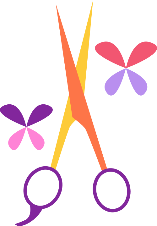 彩色剪刀矢量logo图标 logo png