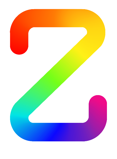 彩色字母Z矢量logo元素