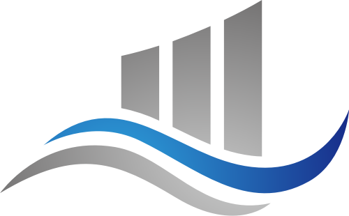 蓝色灰色波浪矢量logo logo png