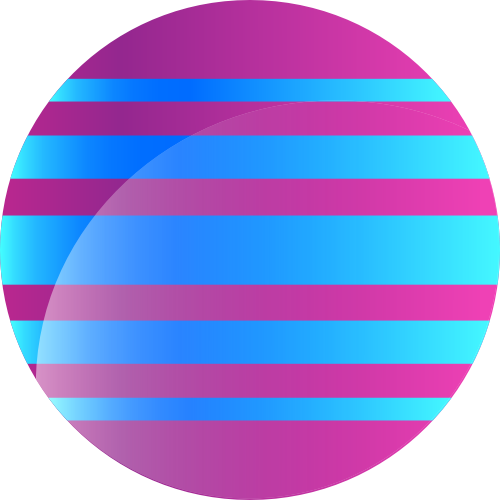 紫色蓝色球体矢量logo