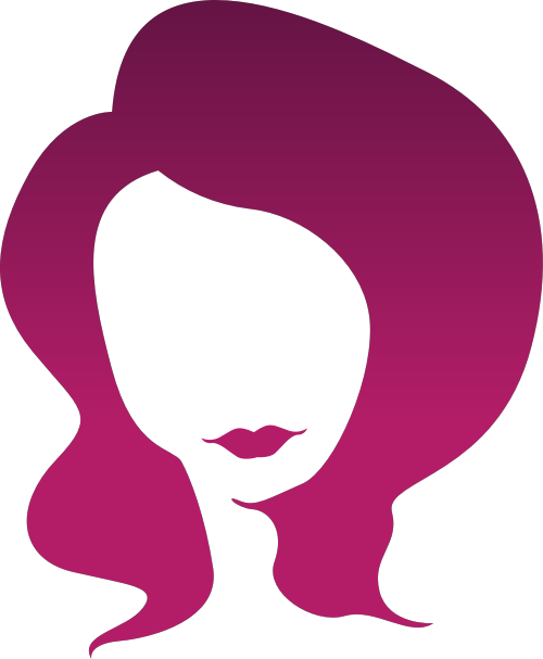 粉色女性头像矢量logo logo png