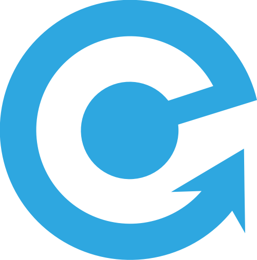 蓝色箭头矢量logo图标 logo png