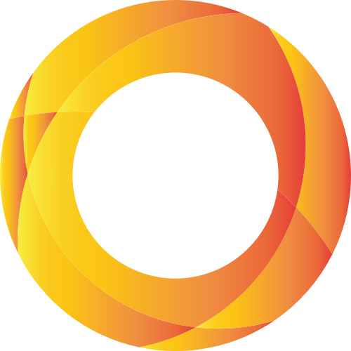 黄色圆环矢量logo