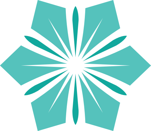 绿色花朵矢量logo