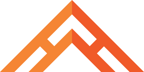 橙色角形矢量logo
