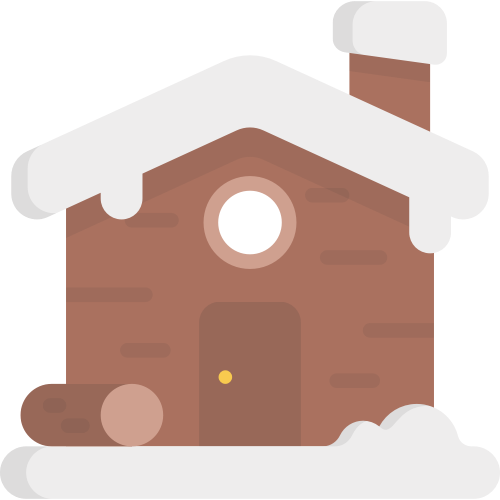 棕色房子矢量logo元素