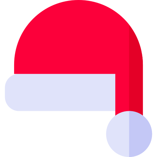 红色圣诞帽子矢量logo logo png