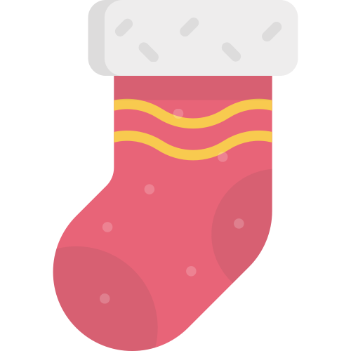 红色袜子矢量logo