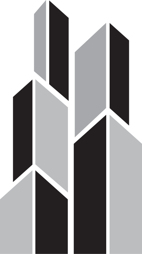 黑灰色建筑矢量logo图标 logo png