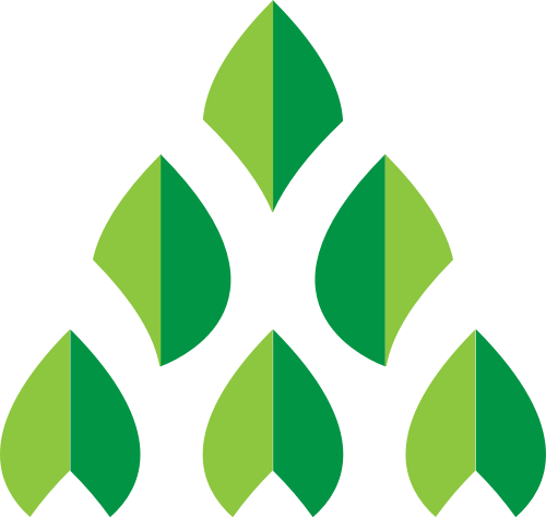绿色叶子矢量logo