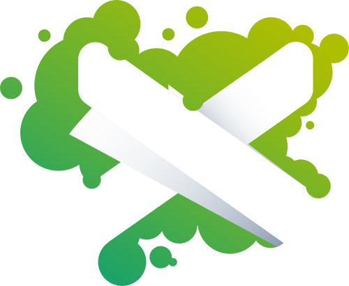 绿色字母X矢量logo图标