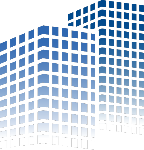 蓝色渐变建筑矢量logo图标 logo png