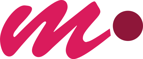 粉色字母M矢量logo