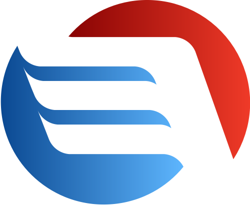 蓝色红色金融标志矢量logo logo png