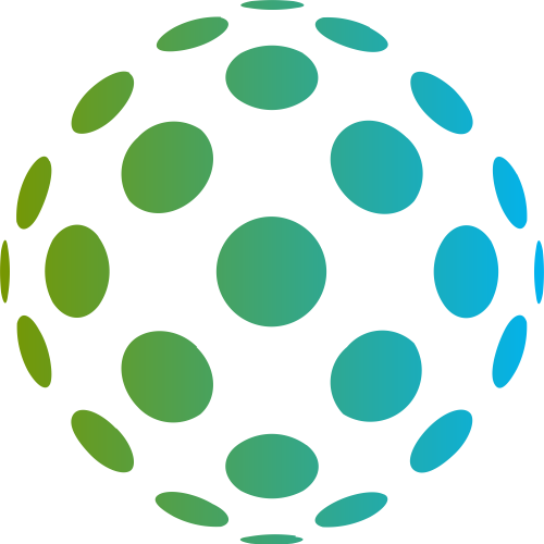 绿色球体矢量logo元素