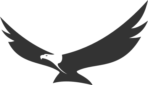 黑色老鹰矢量logo logo png