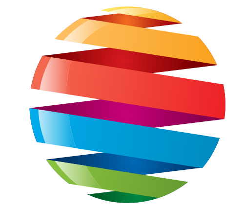 彩色球形矢量logo图标 logo png