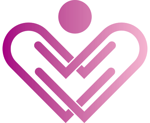 粉色心形母婴矢量logo logo png