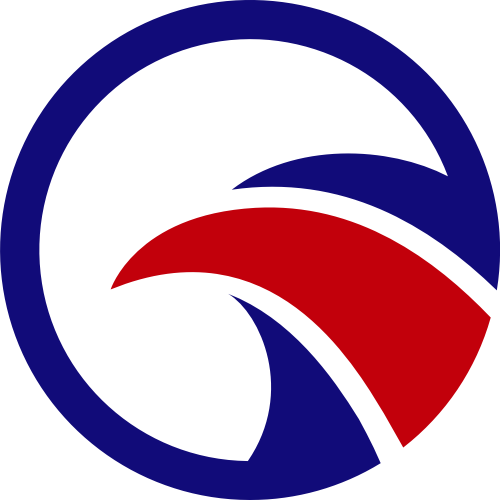蓝色圆形金融矢量logo图标 logo png