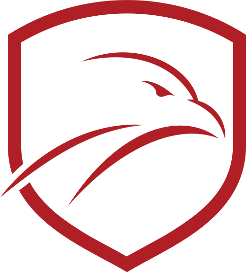 红色鹰盾牌矢量logo logo png
