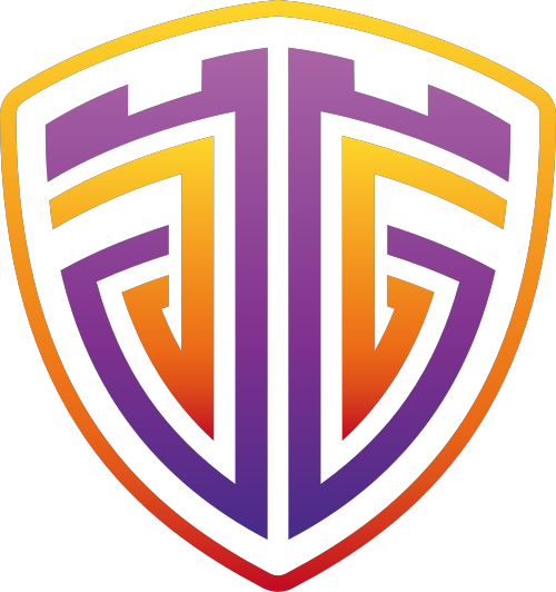 黄色紫色字母G盾牌矢量logo logo png