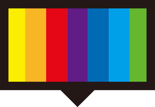 彩色电视矢量logo元素