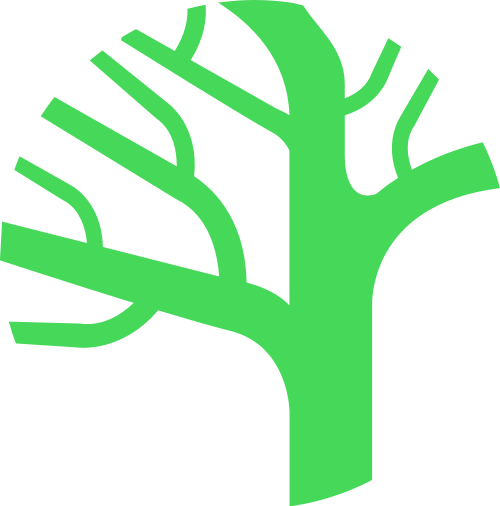绿色树矢量logo图标 logo png