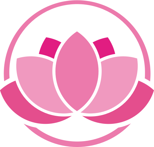 粉色花朵矢量logo