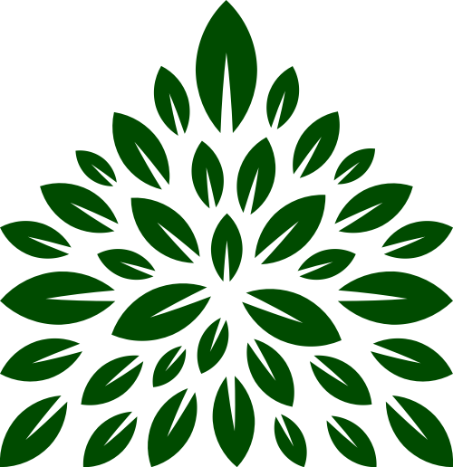 绿色叶子矢量logo元素