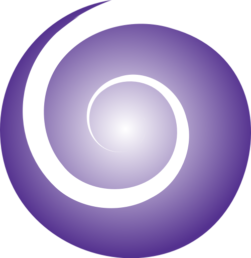 紫色旋涡矢量logo