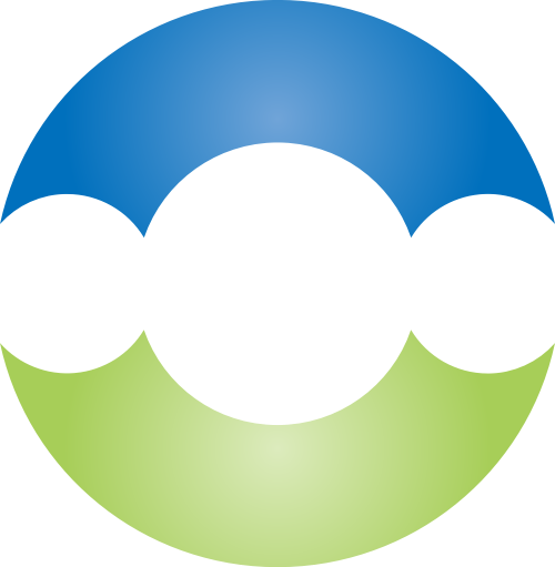 蓝色绿色半圆矢量logo logo png