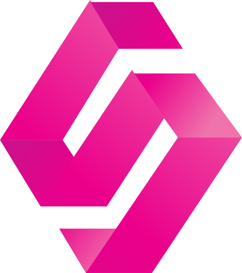 粉色字母S矢量logo